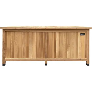 AXI Milo Gartenbox M aus Holz in Braun | Outdoor Kissenbox für den Garten mit Boden und Schloss | Outdoor Aufbewahrungsbox / Auflagenbox wasserdicht - Braun