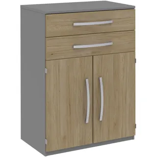 Germania Moderano Aktenschrank 80x37x111,7 cm grau