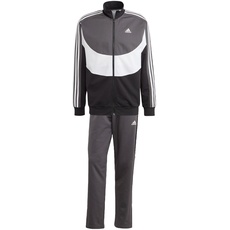 Bild adidas, Colorblock, Trainingsanzug, Schwarz/Weiß/Grau Sechs, S, Mann