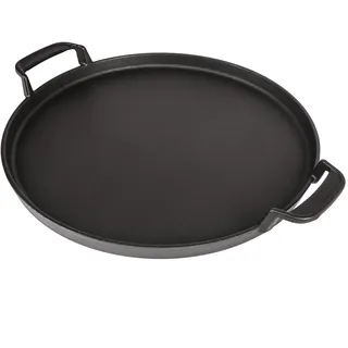 7421 Gourmet BBQ System Griddle für Weber 22 1/2 Zoll Holzkohlegrill, Gusseisen 30.5 cm Griddle-Pfanne für Weber Original Kettle Premium 22.5 Zoll Smoker, 57cm Performer Premium Grill