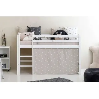 Hoppekids Hochbett ECO Dream 70 x 160 cm Kiefer massiv beige