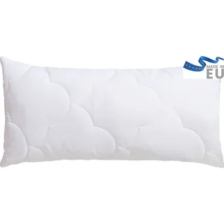 OTTO home Microfaserkissen "Mondschein, Kopfkissen 1-tlg. oder 2-tlg. 40x80 oder 80x80 cm" Füllung: Faserbaellchen 1 Stk. tlg. Kissen, allergiker geeignet (für Hausstauballergiker), weiß