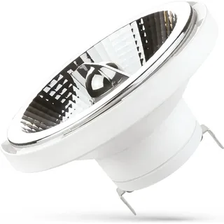 Spectrum LED Leuchtmittel AR111 Reflektor Weiß 14W G53 12V 970lm Tageslicht 6000K kaltweiß 45°