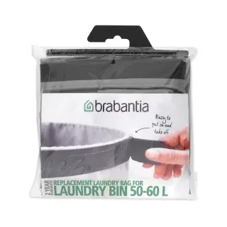 Brabantia 102363 Wäschekorb Grau