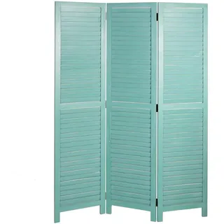 MCW Paravent Grün , Holz , 120x170x2 cm , Wohnzimmer, Raumteiler, Paravents