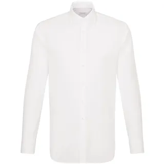 Seidensticker Herren Mens Slim Longsleeve Cotton Businesshemd, Weiß(666242), 38 EU