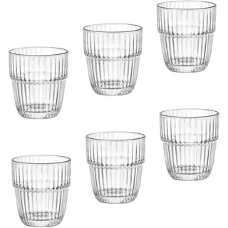Bormioli Rocco Barshine Box mit 6 Gläsern, Glas, 30 cl