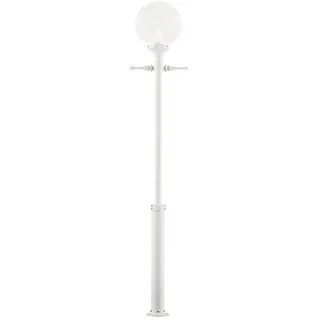 Konstsmide Außenstandleuchte Aluminium 240,0 cm dimmbar weiß
