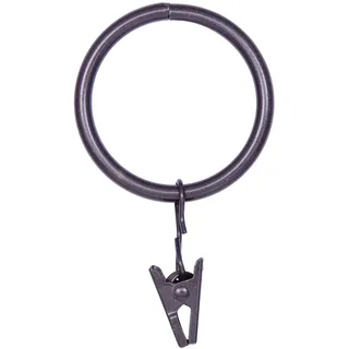 Kenney Klemmringe für Gardinenstangen mit 1,6 cm bis 1,9 cm Durchmesser, ölgeriebene Bronze, 14 Stück