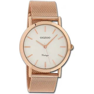 Oozoo Damen Armbanduhr Timepieces Analog Metall rosegold UOC9993A