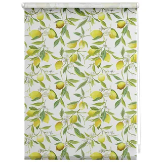 Lichtblick Rollo Klemmfix, 45x150 cm Limone Gelb Grün