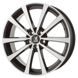 itWHEELS Alice gloss black polished 7.5x18 ET35 - LK5/112 ML66.5 Alufelge 18 zoll itWheels 5x112 7,5J Farbe schwarz