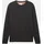 Basic Knit Pullover Schwarz/Grau Melange 3XL