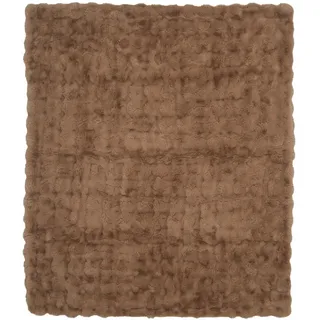Ambia Home Kuscheldecke , Beige , Textil , Wellen , 140x160 cm , AZO-frei , pflegeleicht , Heimtextilien, Wohntextilien, Decken, Kuscheldecken