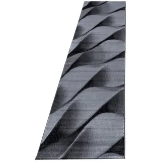 Ayyildiz Kurzflorteppich Parma 9240 Schwarz 80 cm x 300 cm