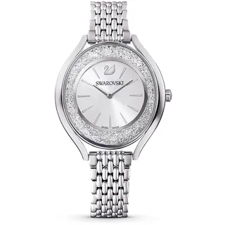 Swarovski Crystalline Aura Uhr, Metallarmband, Silberfarben, Edelstahl