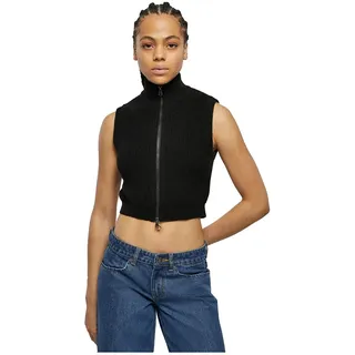 Urban Classics Short Knit Strickweste - Black - 3XL