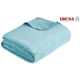 IBENA Porto Kuscheldecke 150 x 200 cm helltürkis