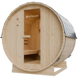 Artsauna Fasssauna Spitzbergen inkl. 6 kW Ofen + int. Steuerung