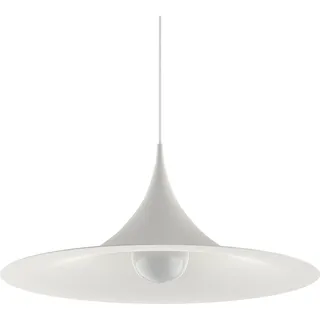 Pendelleuchte Louie, 57 cm Breite, 27 cm Höhe, Material: lackiertes Metall - Weiß