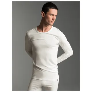 TRIGEMA Longsleeve »TRIGEMA Sportshirt aus Merinowolle« 1 Stk., beige