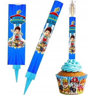 FOUNTAIN Tortenaufsatz für Torte PAW PATROL Märchenwelpen Geburtstag 18cm