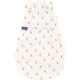 TRÄUMELAND – LIEBMICH Babyschlafsack Carota | atmungsaktiver Babyschlafsack | 2.5 TOG | mitwachsender Ganzjahresschlafsack für Sommer und Winter |Öko-Tex 100 zertifiziert | ab 0 Monate
