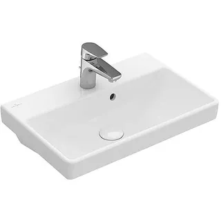 Handwaschbecken Villeroy & Boch Avento 550 x 370 x 155 mm, mit Überlauf, weiß - 4A005501