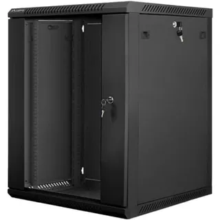 LANBERG WF01-6615-10B Rack 15U Wandmontiertes Regal Schwarz