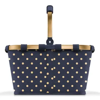 carrybag metallic dots blue