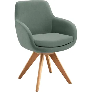 Musterring Esszimmerstuhl "Tavia" (Set) 2 Stk.Stativgestell Eiche Bianco, Drehfunktion optional, diverse Farben, aqua, eiche bianco