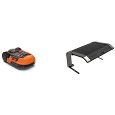 Bundle Mähroboter + Garage: WORX Landroid PLUS WR167E Mähroboter bis 700 m2 inkl. Mährobotergarage