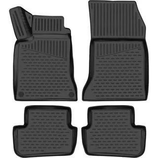 lement Element 3D Gummimatten passgenaue Fußmatten, Mercedes GLA-Klasse H247 2020-4tlg