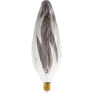 EGLO XXL 1-flg. E27 dimmbar 34,5 cm Rauchglas