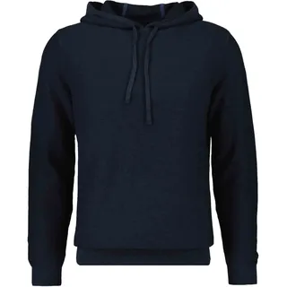 Rundhalspullover RAGMAN, Herren, Gr. 52, blau (marineblau), Feinstrick, 100% Baumwolle, ohne Ausschnitt, Pullover Rundhalspullover