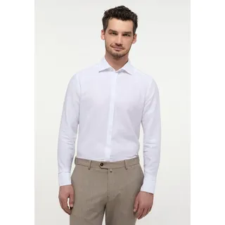 Eterna Langarmhemd "SLIM FIT", EASY IRON (bügelleicht), weiß,