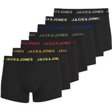 Bild von Jacbasic Boxershorts black/black S 7er Pack