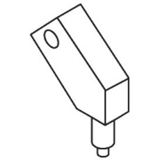 Mahr 5113818 UK-F Drehelement, kompakt, 60 Grad Winkel, 75 mm Länge