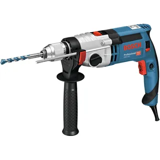 Bosch Professional GSB 24-2 mit 7-teiligem Holzbohrer-Set, Lochsäge-Set