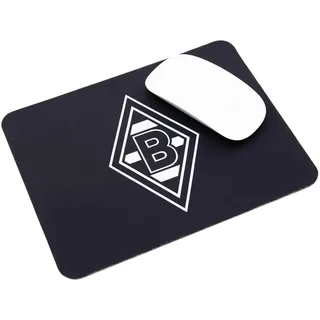 Borussia Mönchengladbach Mauspad “Classic” | Offizieller Fanartikel Fohlenshop | schwarzes Mousepad in modernem Vereins - Design mit VFL Raute Bedruckt