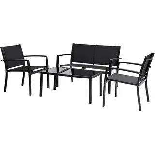 habitat garten Lino Set 4-tlg. Schwarz