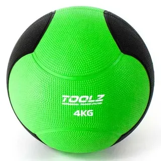 Toolz 4 Kg Medizinball - Green / Black - 4 kg