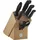 Vier Sterne Messerblock 7-tlg. Beige