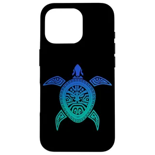 Schildkröte Maori Tribal Hawaii Meer Ozean Tier Tauchen Hülle für iPhone 16 Pro