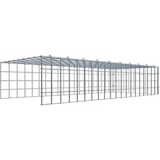 Bild Gabione, silbergrau, Maschenweite 5 cm x 5 cm,