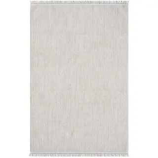 Carpet City »CLASICO 0052« rechteckig 11 mm Höhe Läufer, Kurzflor, Hochtief-Muster, Boho, Fransen, Wohnzimmer,