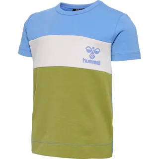 hummel hmlGLAD BLOCK Baby-T-Shirt 7118 - silver lake blue 92