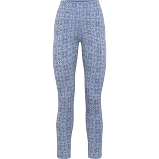 KARI TRAA Damen Rose High Waist Tights (Größe XL, blau)