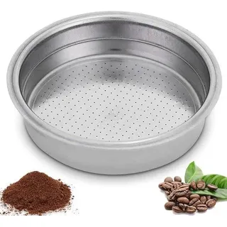 Koffiefilter aus Edelstahl, 51 mm doppelwandiger Druckfilterbecher, Espressobecher, für Kaffeezubehör (Ein-Kaffee-Becher)