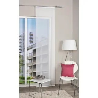HOME WOHNIDEEN "AUERBACH UNI" Paneelwagen 1, Stk. tlg. HxB: 245x60, Schiebevorhang Effektvoile Uni,